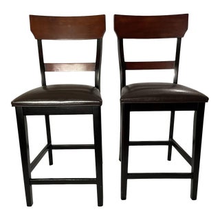 Late 20th Century Vintage Coaster Stools - a Pair For Sale