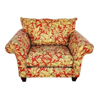 Tropical Coastal Lounge Chair Oversized For Sale