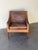 1960s Original Børge Mogensen Leather Armchair – Vintage Danish Mid Century Lounge Chair – Fredericia Stolefabrik 1960s For Sale - Image 5 of 9