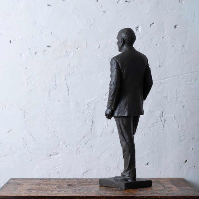 Richard Russell Jr. Plaster Maquette by Rosario R. Fiore For Sale - Image 11 of 12