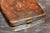 Luxurious Hand Made Antique Ostrich Leather Wallet Art Deco With 14k Gold PWM Monogram Plaque For Sale - Image 4 of 9