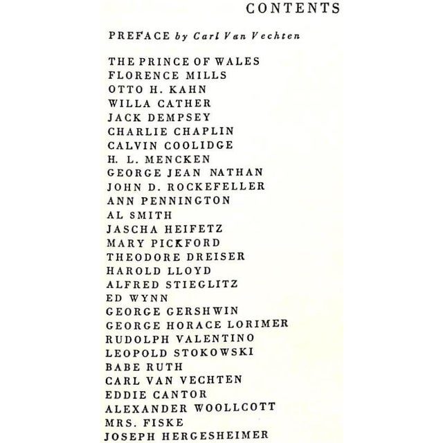 Traditional "The Prince of Wales: And Other Famous Americans" 1925 Covarrubias, Miguel For Sale - Image 3 of 11