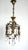 French Art Deco Brass Crystal Chandelier, 1940s For Sale - Image 13 of 13