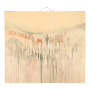 1980s Abstract Oil Painting on Canvas by Greg Copeland