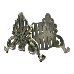 Mid 20th Century Baroque Style Silverplate Knife Rack