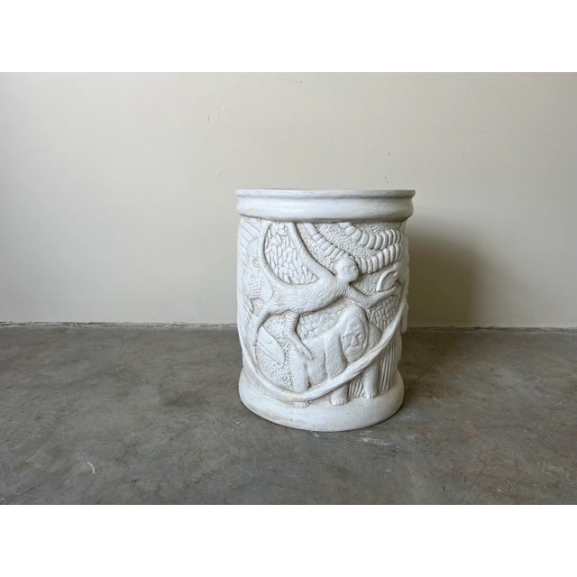 Hollywood Regency Safari - Jungle Animal Pattern Plaster Round Side ...
