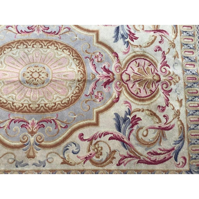 Mid-Century Modern Mid-Century Aubusson Savonnerie Rug, 1930s For Sale - Image 3 of 15