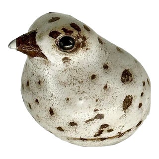 Ceramic Figurine of a Seagull Chick by Anderson Design Studio of Maine For Sale