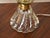 Large Bullicante Murano Glass and Brass Flower Table Lamp from Barovier, Italy, 1950s For Sale - Image 4 of 14