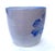 Late 20th Century Late 20th Century Portuguese Folk Art Salt Glazed Stoneware Cachepot With a Cobalt Blue Flower by New England Pottery For Sale - Image 5 of 8