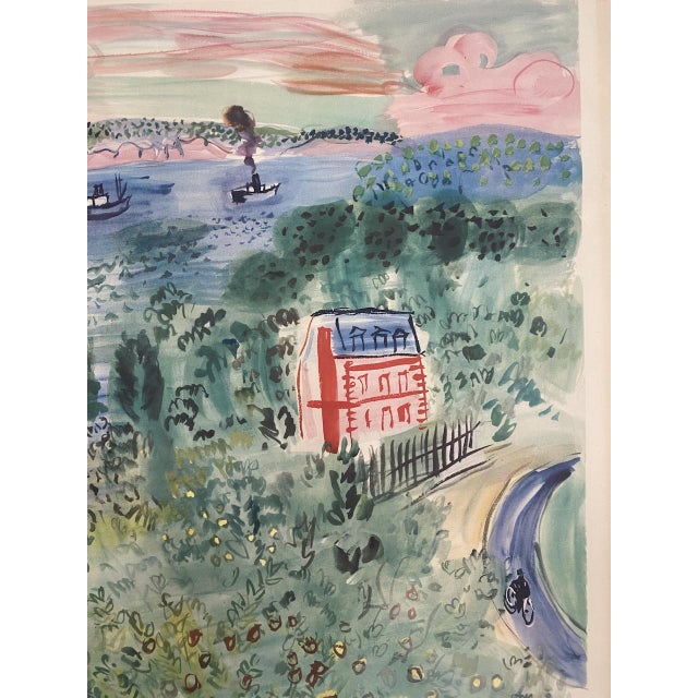 French National Railway Company Poster by Raoul Dufy, Normandy, 1952 For Sale - Image 3 of 9