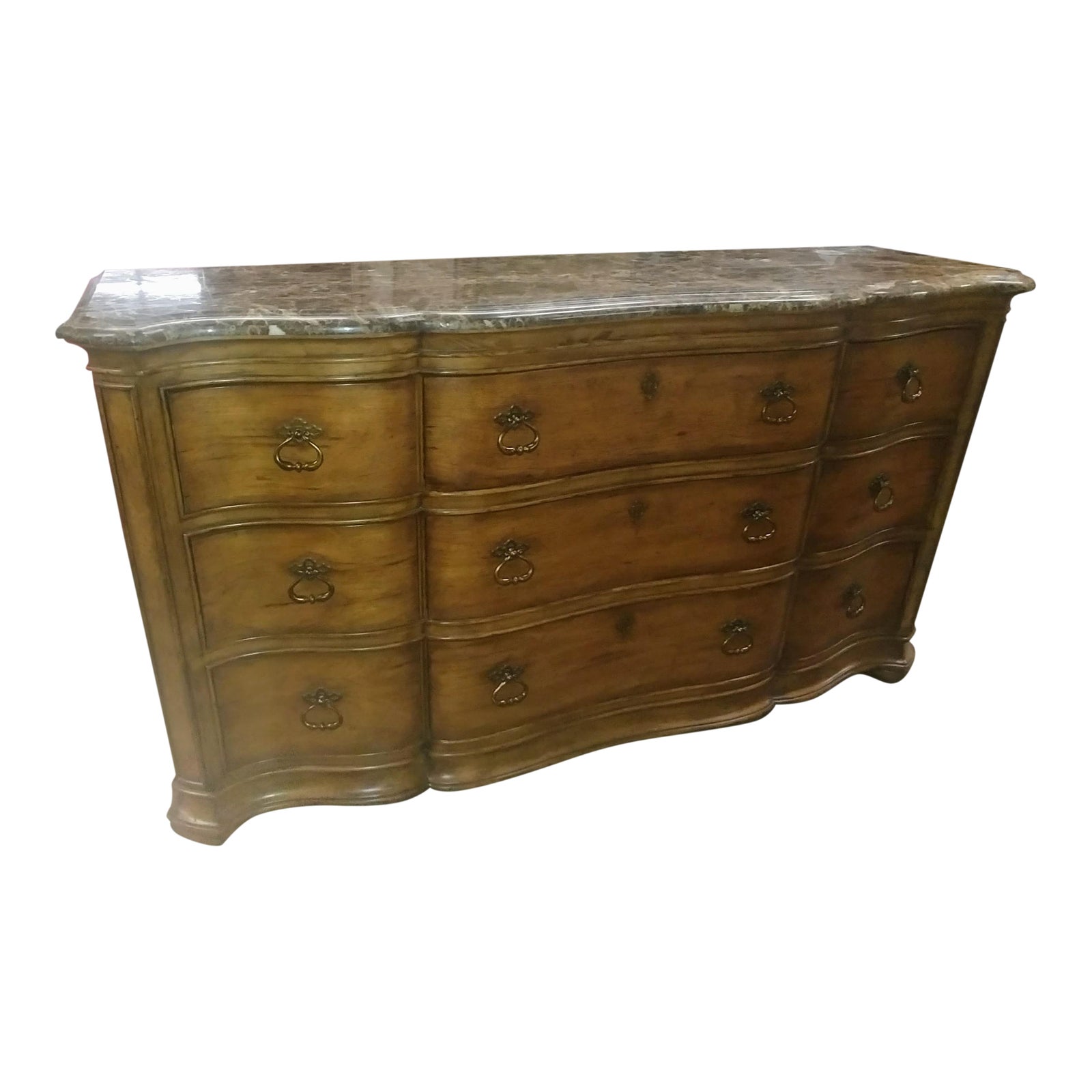 Thomasville Furniture Hills of Tuscany Light Rustico Marble Top Bedroom