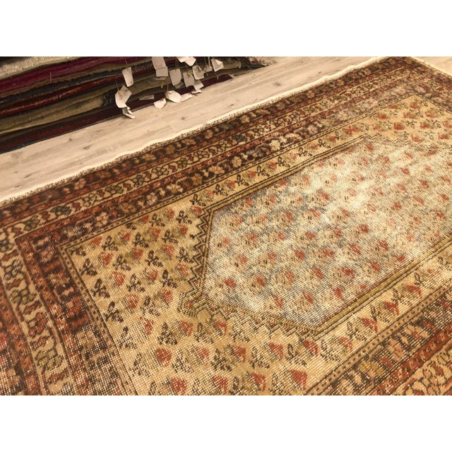 Turkish Handmade Anatolian Rug- 4′6″ × 7′4″ For Sale - Image 9 of 11