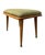 Mid-Century Modern Mid-Century Modern Heywood Wakefield Champagne Upholstered Stool For Sale - Image 3 of 7
