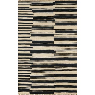 Nakul Lines Natural 3'6" X 5'6" Area Rug For Sale