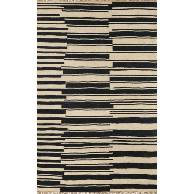 Nakul Lines Natural 3'6" X 5'6" Area Rug For Sale