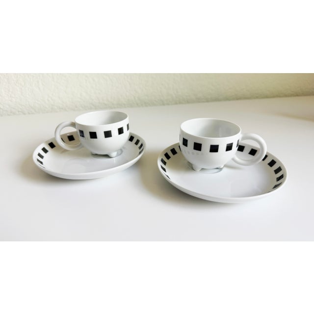 1980s Memphis Tea Set by Matteo Thun for Arzberg Porzellan, Germany - Set of 5 For Sale - Image 13 of 15