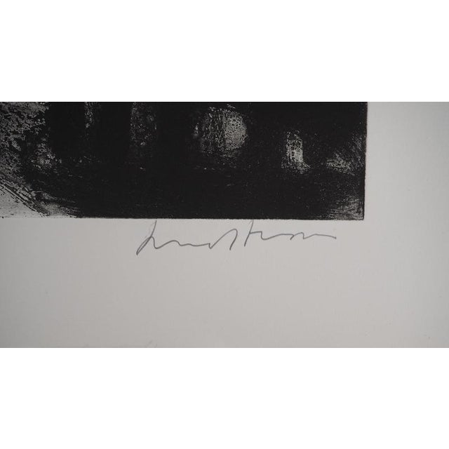 Bengt LINDSTROM (1925-2008) The Shamanic Ritual, 1988 Original aquatint engraving Signed in pencil Numbered / 50 copies On...