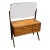 Danish Modern Teak Dressing Table Vanity With Mirror, Olholm Mobelfabrik 1960's, Attributed For Sale