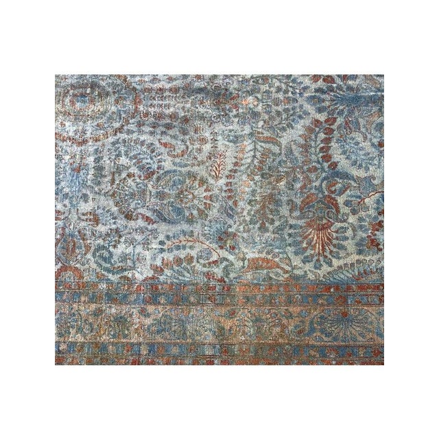 1960s Old Persian Sarouk Area Rug 8x12 For Sale - Image 12 of 12