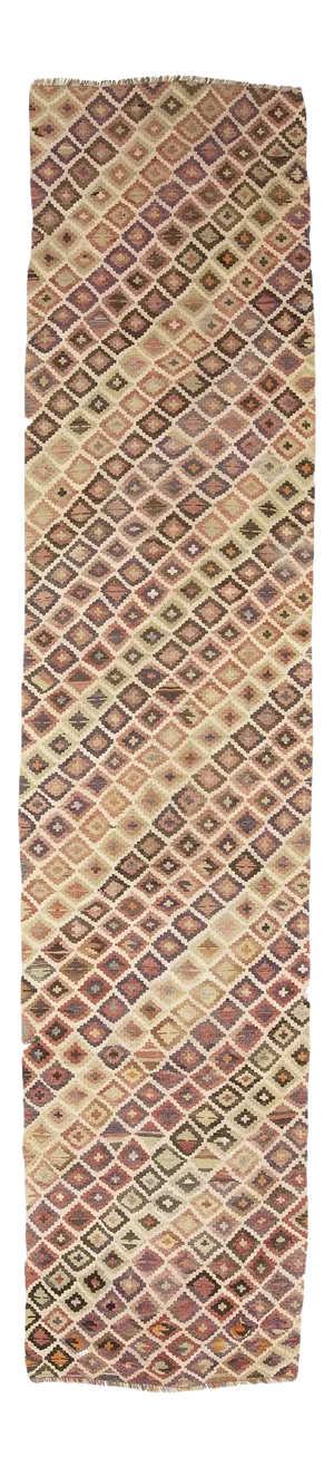 Vintage Turkish Kilim Runner