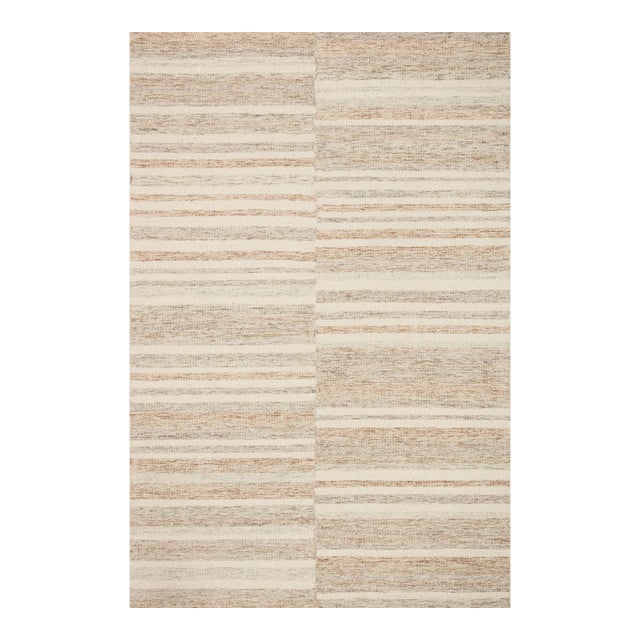 Chris Loves Julia x LoloiChris Ivory / Clay 9'-3" x 13' Area Rug For Sale