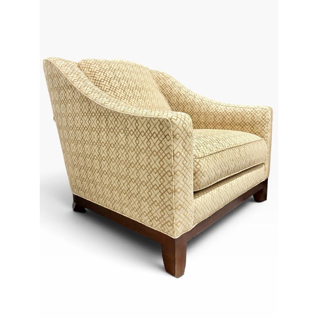 Contemporary Laura Kirar Baker Furniture Neue Lounge Chair For Sale - Image 3 of 10