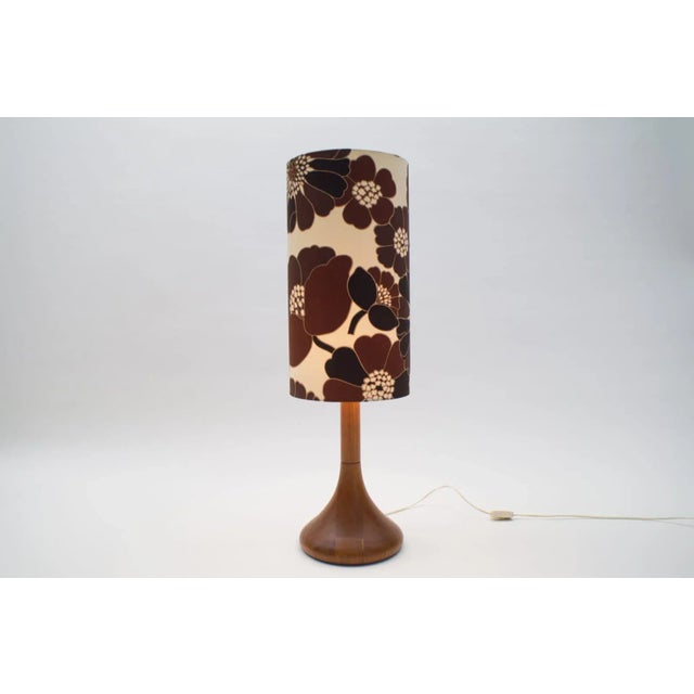 Mid-Century Modern Danish Teak Table Lamp from Dyrlund, 1960s For Sale - Image 3 of 10