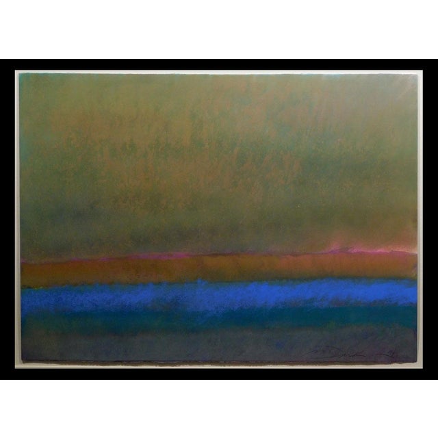 Hand Signed Untitled Original Pastel by Mark Dickson Image Size: 22"x 29" Frame Size: 33"x 40" Hand Signed by the Artist...