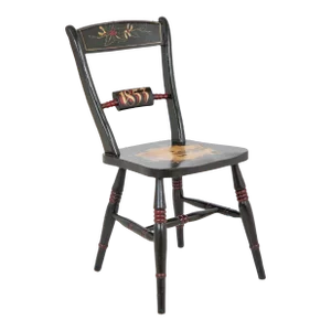 Green Painted Christmas Chair