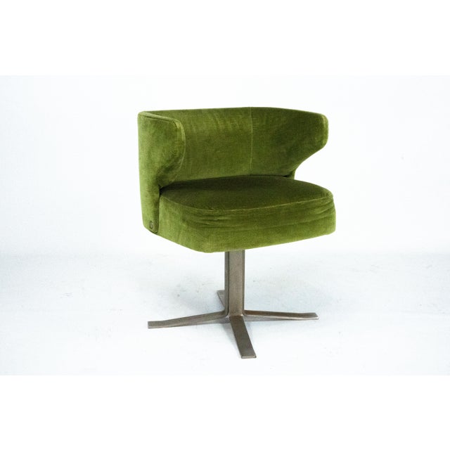 Green Swivel Poney Chairs by Gianni Moscatelli for Formanova, Italy, 1970s, Set of 4 For Sale - Image 17 of 18