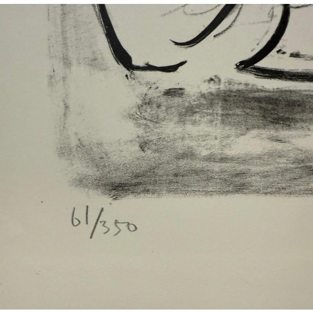 1960s Arbit Blatas, Lithuanian French Artist Arbit Blatas Lithograph Pierre Bonnard School of Paris, 1962 For Sale - Image 5 of 6
