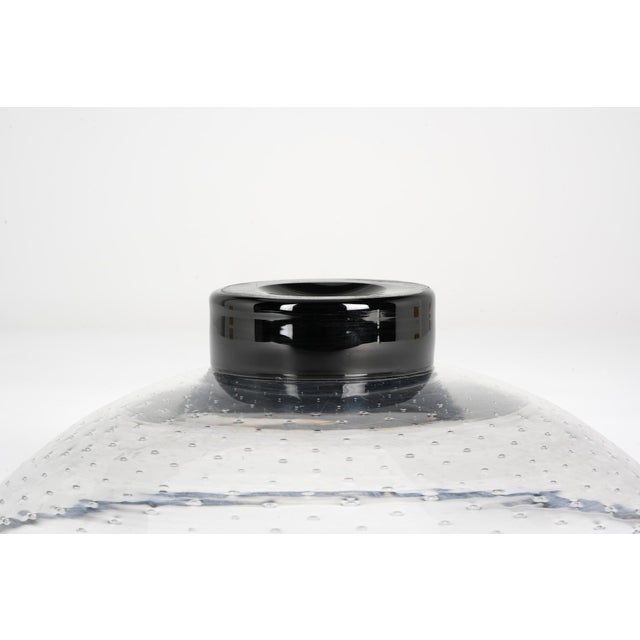 Black Art Deco Modernist Bowl by Gunnel Nyman for Riihimaki / Riihimaen Lasi Oy, 1930s For Sale - Image 8 of 10