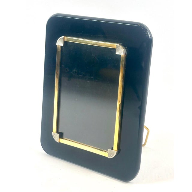 Art Deco Photo Frame in Bakelite and Brass, 1920s For Sale - Image 10 of 10