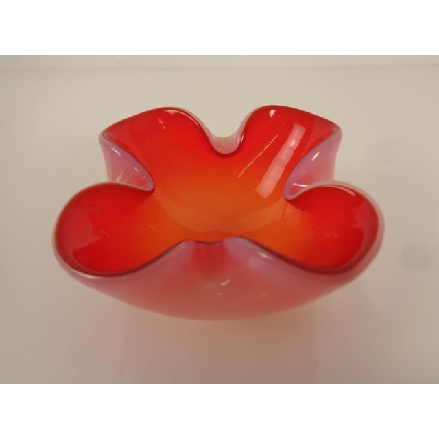 Sommerso Murano Glass Ashtray, Italy, 1960s For Sale - Image 3 of 9