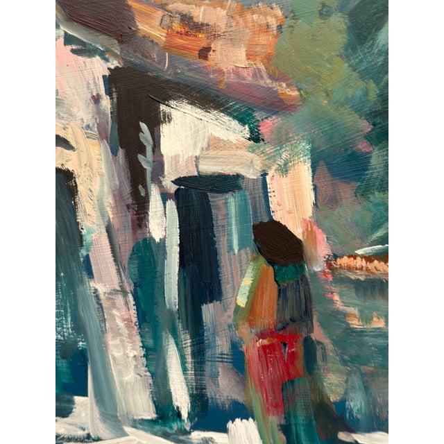 Tedde Rhodin, Spanish Houses, 1950s, Oil Painting on Panel, Framed For Sale - Image 8 of 17