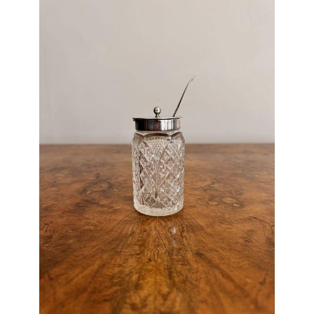 Antique Edwardian Silver Plated Bottle Cruet Set, 1900, Set of 7 For Sale - Image 3 of 7