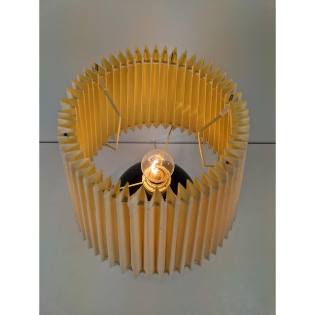 Black Opaline Glass Spherical Table Lamp in the style of Jacques Adnet, 1950s For Sale - Image 9 of 10