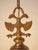 Beautiful flemish chandelier made of patinated brass. The arms are florally decorated. The top part with a flemish eagle....