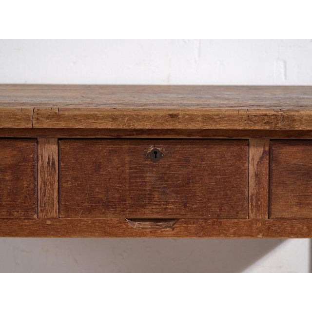 Brown Japanese Worktable in Wood For Sale - Image 8 of 11