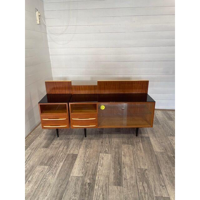 Wood Vintage Writing Table and End Table from Pozar, Set of 2 For Sale - Image 7 of 10