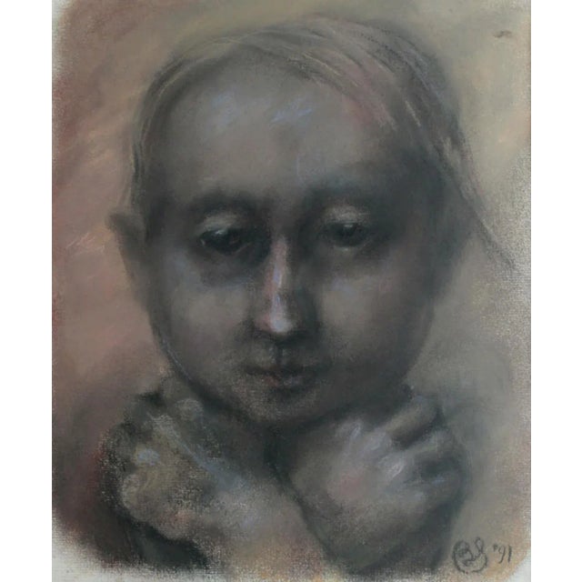 Barbara Dyoniziak-Stuss, Thoughtful, 1991 For Sale - Image 6 of 6