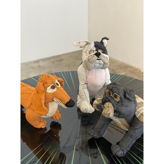 Anne Valérie Dupond, Bernard Bulldog Dog Sculpture, 2025, Textile For Sale - Image 4 of 7