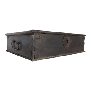Anglo Indian Georgian Ebony Campaign Desk Box