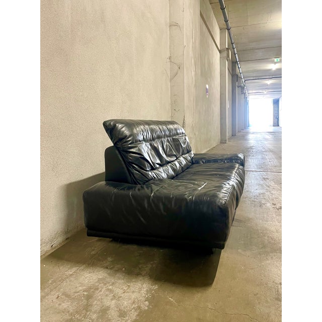 Postmodern Leather Sofa RB 3400 by Rolf Benz, Germany, 1980s For Sale - Image 3 of 8