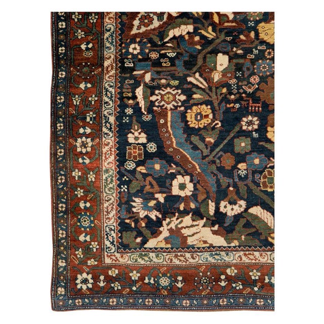 Galerie Shabab Collection Early 20th Century Persian Bidjar Carpet For Sale - Image 4 of 10