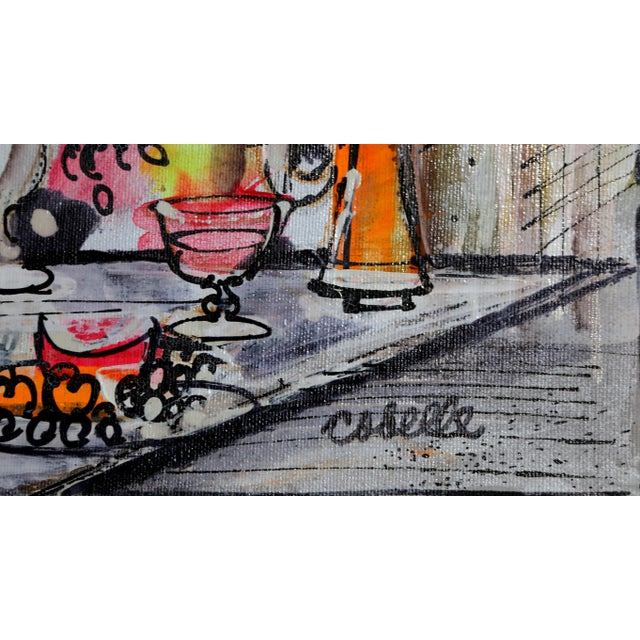 Artist: Charles Cobelle, French (1902 - 1994) Title: Still Life with Trumpet 2 Year: Circa 1960 Medium: Acrylic on Canvas,...