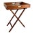 Marked Butler Tray on Stand in Mahogany -- 19th Century For Sale