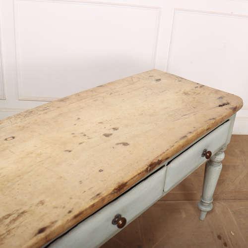 Cream 19th Century Welsh Painted Server For Sale - Image 8 of 9