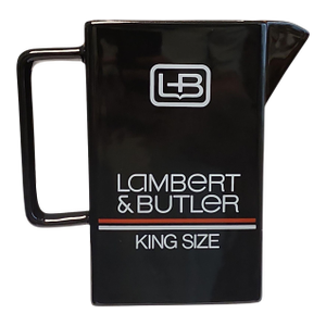Rare Vintage English Lambert & Butler Pub Water Pitcher